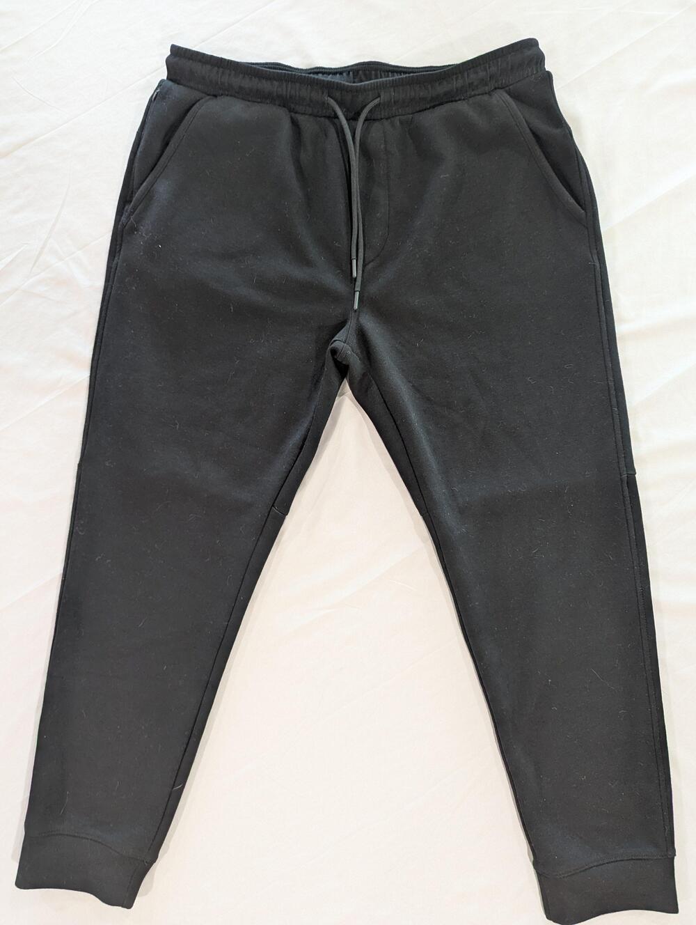 American Eagle Outfitters Sweatpants Mens L Black Jogger Elastic Waist Athletic